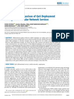 Performance Comparison of QoS Deployment Strategies For Cellular Network Services