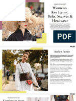 Women's Key Items: Belts, Scarves & Headwear: Collection Review S/S 19