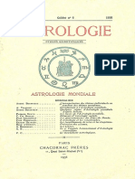 Astrologie Etudes Scientifiques, 1938, Cahier No. 6, 5ème Année