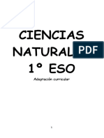 CIENCIAS NATURALES 1º ESO. Adaptación Curricular