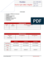 Procédure Gestion Des Déchets SPTS