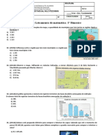 Avaliação 7º Ano Mat 1 Bi