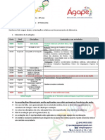 Informativo Avaliações Bimestrais - 8º