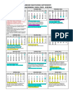 Kalendar Nastavnih Aktivnosti 2020-2021