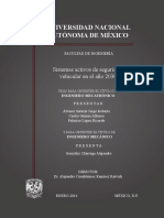Universidad Nacional Autónoma de México: Sistemas Activos de Seguridad Vehicular en El Año 2030