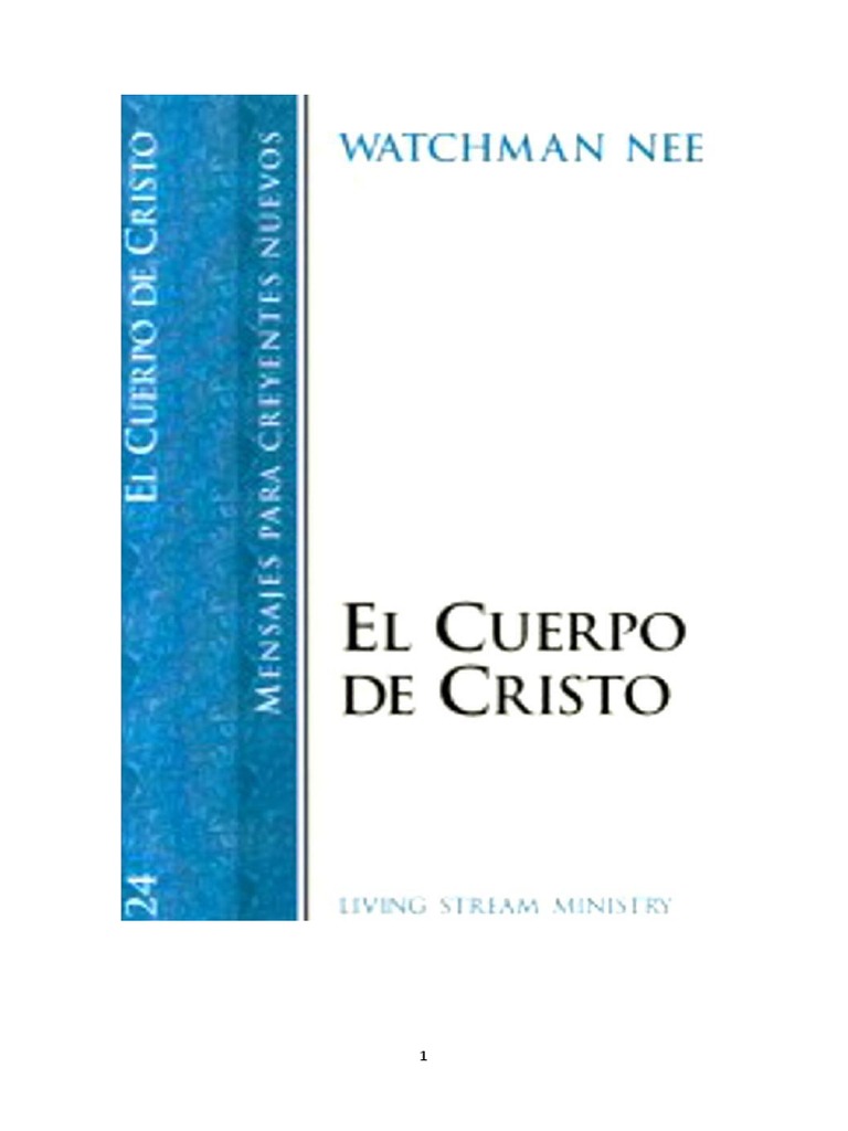 La Iglesia como Cuerpo de Cristo | PDF | Cristo (título) | eucaristía