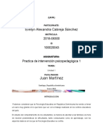 Tarea 1-Practica de Intervencion Psicopedagogica 1 - Evelyn Cabreja