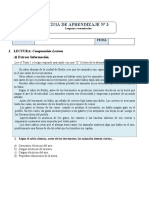 Guía N°3 Taller Comprensión Lectora 8° Básico AyB