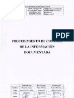 Ort-Gca-Pro-001 Procedimiento de Control de La Informacion Documentada
