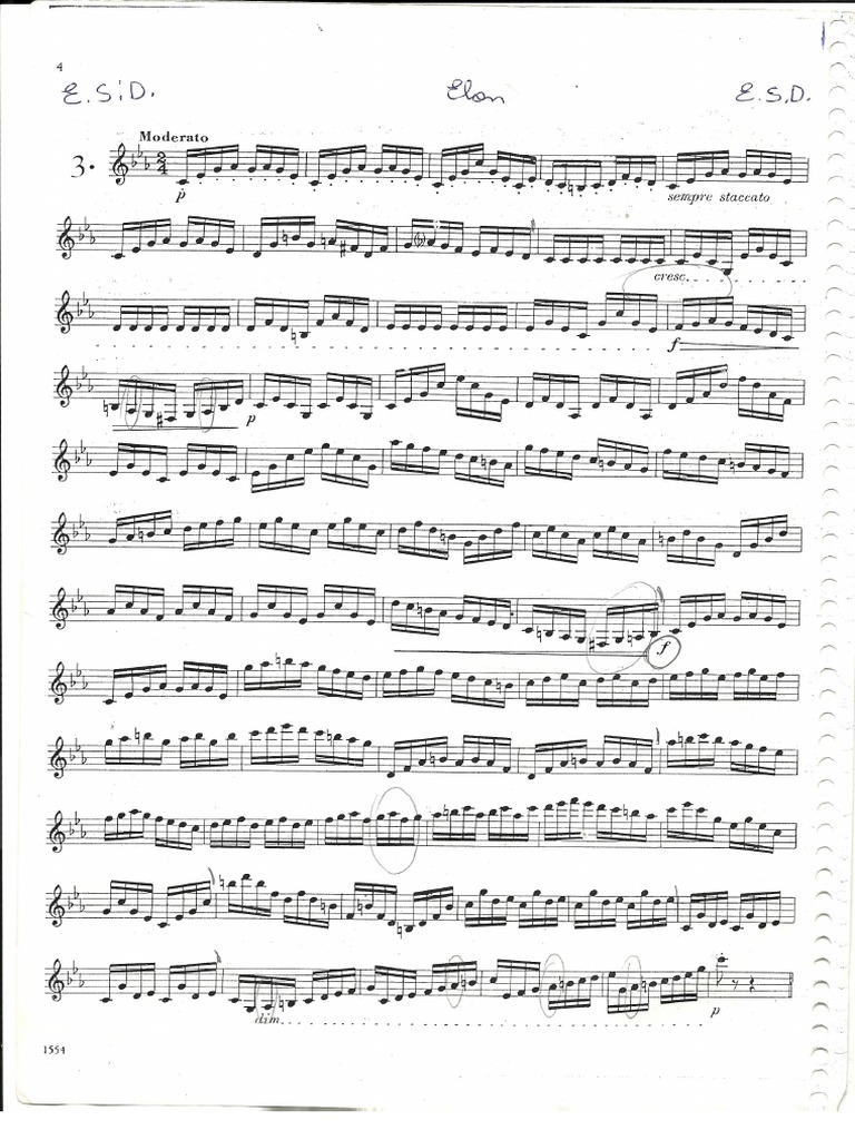 Reginald Kell 17 Staccato Studies For PDF