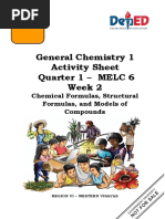 Shs Gen - Chem 1-q1 Mel-6 Week-2