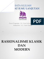 Rasionalisme Klasik Dan Modern