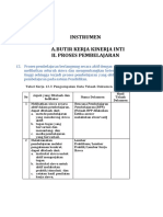 Instrumen PROSES PEMBELAJARANPEMBELAJARAN