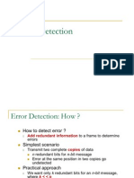 Lecture10 Error Detection