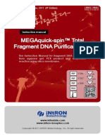 Instruction Manual: DNA Extraction November, 2011 (4 Edition)