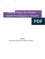 Konsep Dasar Dan Model - Model Pembelajaran Terpadu