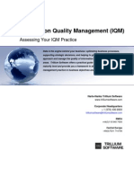 Information Quality Management (IQM) : Assessing Your IQM Practice