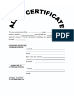 Alive Certificate
