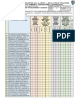 LISTA DE COTEJO DE MATEMÁTICA Final 2022 2B