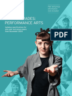 Digital Grades - Performance Arts Syllabus Specifications