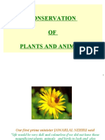 Conservation OF Plants and Animals
