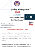 FACULTY520-BS322-KUST-2021S-L7-Total Quality Control by Feigenbaum