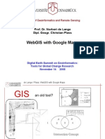 Webgis With Google Maps: Prof. Dr. Norbert de Lange Dipl. Geogr. Christian Plass