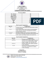 Pre-test-Competencies-Math-6