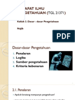 Kuliah 2 FIP - Dasar - Dasar Pengetahuan 2020