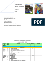 Planificare Calendaristică Ed Civică Cls 4