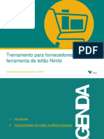 Treinamento sobre ferramenta de leilão Nimbi