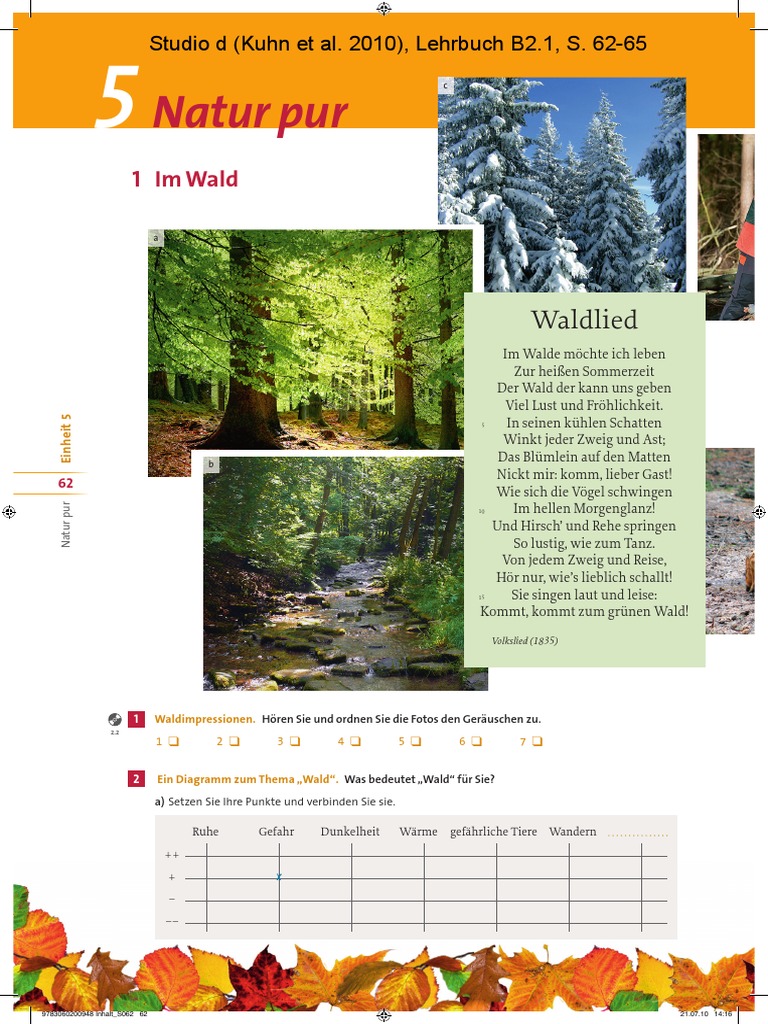 01b Studio D B2.1 Einheit 5 (1 Und 2) | PDF