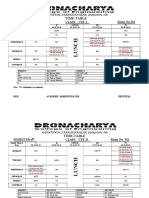 Time-Table: Semester: 4 Class: - Cse-1 Room No:331