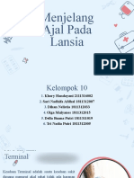 Menjelang Ajal Pada Lansia - Kelompok 10