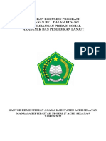 Laporan Dokumen Program Layanan BK Dalam Bidang Pengembangan Pribadi Sosial Akademik Dan Pendidikan Lanjut