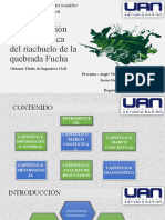 Caracterización Hidrogeológica Del Riachuelo de La Quebrada Fucha