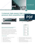 Atmos Wave AWAS-6: 3 Channel, High-Speed, High-Resolution, Pressure Data Acquisition Unit
