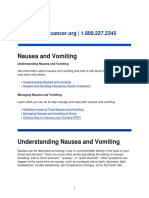Understanding Nausea and Vomiting