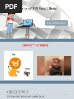 Basics of MS Small Basic Part 1