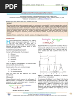 Fundamental Chromatographic Parameters: Review Article