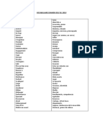 Vocabulaire DELF 2019