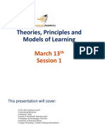 Theories, Principles & Models - PPT March 13