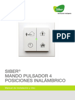 Manual Instalacion - Uso - Siber Mando Pulsador 4 Posiciones Inalambrico - v.01.0222