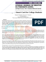 Multi-Purpose Smart Card For College Students: Sreeparna Chakrabarti, Divya K S, Soumya K