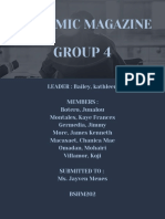 Academic Magazine: Group 4