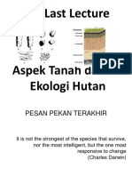 Ekologi Hutan Aspek Tanah Cahyo 2019