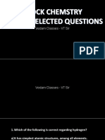 Class 01 - 500 Handpicked Questions Block Chemistry