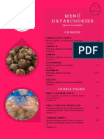 Menú DayasCookiesVE