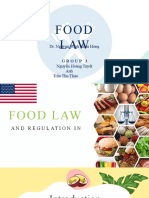 Group 3 - Food Law in Us