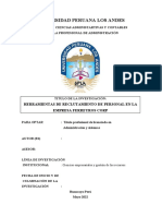 Estructura de Proyecto de Investigacion Tecnologica